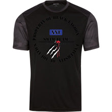 "Property of Black Lagoon U" Custom Personalized T-shirts Men's Women's CamoHex Colorblock T-Shirt