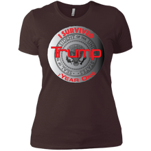"I Survived Trump:Year One" - Custom Personalized Ladies' Boyfriend T-Shirt