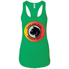 "Cats Are Cool"- Custom Personalized Ladies' Ideal Racerback Tank