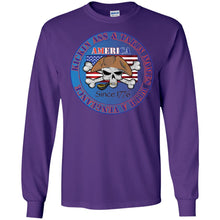 America Kickin Ass Since 1776 -B Personal Designer long sleeve T-shirts Men's Women's LS Ultra Cotton T-Shirt
