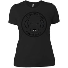"Dogs Are Cool People Suck" - Custom Personalized Ladies' Boyfriend T-Shirt