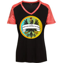 4Hire  ”Mercenary Doughnut Hunter" - Custom Personalized T-shirts Men's Women's Ladies' CamoHex Colorblock T-Shirt