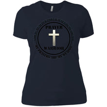 "Prayer Warrior" Take A Knee - Custom Personalized Ladies' Boyfriend T-Shirt