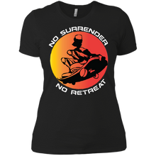 "No Surrender No Retreat - Sk8N" Custom Personalized T-ShirtsCustom Personalized Ladies' Boyfriend T-Shirt