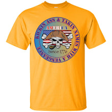 “America” - Kickin Ass Since & Takin Names With a Vengeance Since 1776 - Blue Custom Personalized T-shirts Men's Women's Ultra Cotton T-Shirt