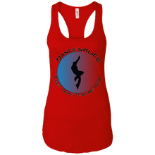 Dance'N4Life - Feet Don't Fail Me Now" - Custom Personalized T-shirts Ladies Ideal Racerback Tank
