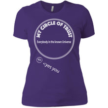 "My Circle of Trust" - Custom Personalized Ladies' Boyfriend T-Shirt