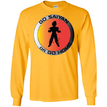 "Go Saiyan or Go Home" Personal Designer long sleeve Hoodie Men's Women's LS Ultra Cotton T-Shirt
