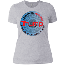 "I Survived Trump:Year One" - Custom Personalized Ladies' Boyfriend T-Shirt