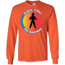 FU I'M SAIYAN - B Personal Designer long sleeve Hoodie Men's Women's LS Ultra Cotton T-Shirt