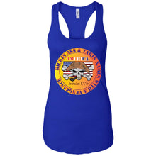 “America” - Kickin Ass Since & Takin Names With a Vengeance Since 1776 - Gold Custom Personalized Ladies' Ideal Racerback Tank