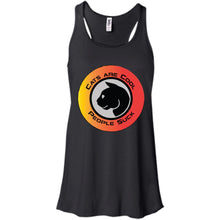 "Cats Are Cool"- Custom Personalized T-Shirt Ladies' Bella + Canvas Flowy Racerback Tank