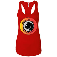"Cats Are Cool"- Custom Personalized Ladies' Ideal Racerback Tank