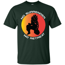 "No Surrender No Retreat - Saiyan" Custom Personalized T-shirts Men's Women's Cotton T-Shirt