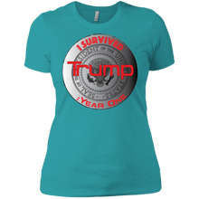 "I Survived Trump:Year One" - Custom Personalized Ladies' Boyfriend T-Shirt