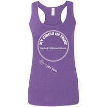 "My Circle of Trust" - Custom Personalized Ladies' Softstyle Racerback Tank