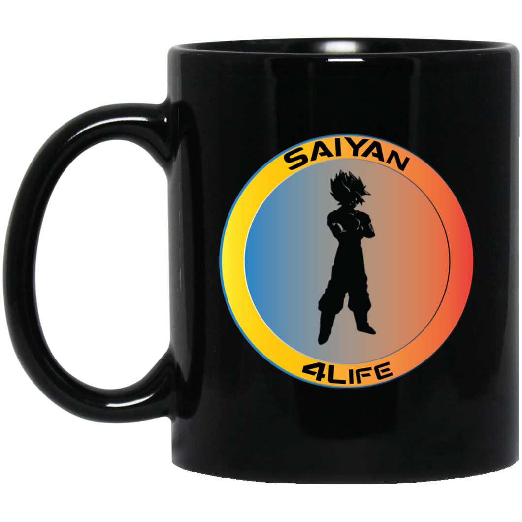 Saiyan 4Life - W11B Custom Personalized 11 oz. Black Mug