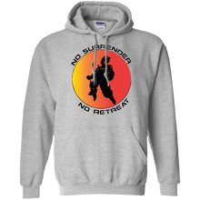 "No Surrender No Retreat - Saiyan" Personal Designer Men's Women's Pullover Hoodie 8 oz.