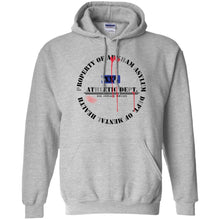 PROPERTY OF ARKHAM3B "Arkham Athletics - Help" - Personal Designer Men's Women's Pullover Hoodie 8 oz.
