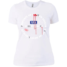 PROPERTY OF ARKHAM3A "Arkham Athletics - Help" - Custom Personalized Ladies' Boyfriend T-Shirt