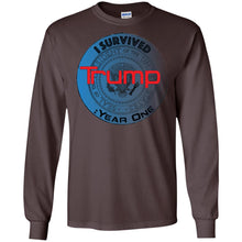 "I Survived Trump: Year One" - B Personal Designer long sleeve Hoodie Men's Women's LS Ultra Cotton T-Shirt