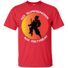 "No Surrender No Retreat - Saiyan" Custom Personalized T-shirts Men's Women's Cotton T-Shirt