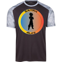 "Saiyan" 4Life - Custom Personalized T-shirts Men's Women's CamoHex Colorblock T-Shirt