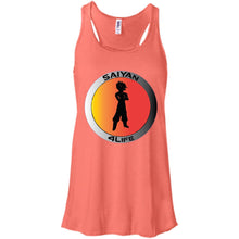 "Saiyan" 4Life - Custom Personalized T-Shirt Ladies' Bella + Canvas Flowy Racerback Tank