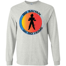 "Go Saiyan or Go Home" Personal Designer long sleeve Hoodie Men's Women's LS Ultra Cotton T-Shirt