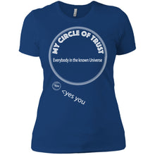 "My Circle of Trust" - Custom Personalized Ladies' Boyfriend T-Shirt
