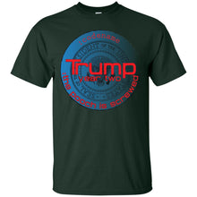 TRUMP: YEAR TWO "Pooch Screwed" Blue Custom Personalized T-shirts Men's Women's Ultra Cotton T-Shirt
