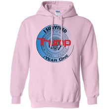 "I Survived Trump: Year One" - B Personal Designer Men's Women's Pullover Hoodie 8 oz.