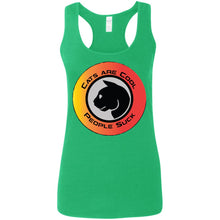 "Cats Are Cool"- Custom Personalized Ladies' Softstyle Racerback Tank