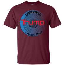 "I Survived Trump:Year One" - Saiyan" Custom Personalized T-shirts Men's Women's Cotton T-Shirt