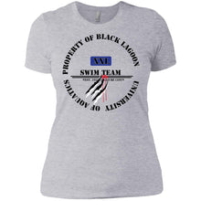 "Property of Black Lagoon U" Custom Personalized Ladies' Boyfriend T-Shirt