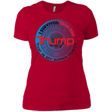 "I Survived Trump:Year One" - Custom Personalized Ladies' Boyfriend T-Shirt