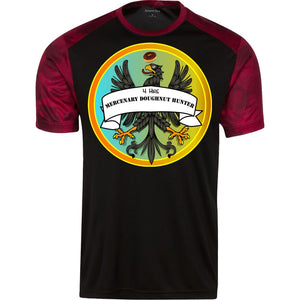 4Hire  ”Mercenary Doughnut Hunter" - Custom Personalized T-shirts Men's Women's CamoHex Colorblock T-Shirt