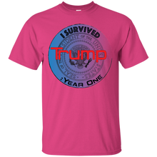 "I Survived Trump:Year One" - Saiyan" Custom Personalized T-shirts Men's Women's Cotton T-Shirt