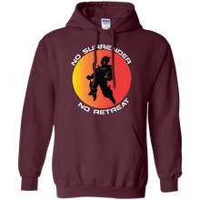 "No Surrender No Retreat - Saiyan" Personal Designer Men's Women's Pullover Hoodie 8 oz.