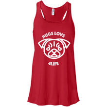 Custom Personalized T-Shirt Ladies' Bella + Canvas Flowy Racerback Tank