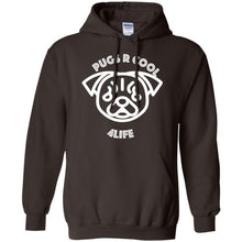 "Pugs R Cool 4Life" - W Personal Designer Men's Women's Pullover Hoodie 8 oz.