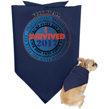 "Fuck It All - I Survived 2017" - Cool Unique Designer Doggie Bandana