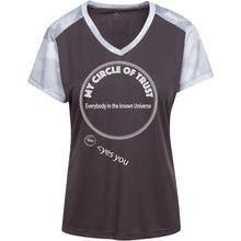 "My Circle of Trust" - Custom Personalized T-shirts Men's Women's Ladies' CamoHex Colorblock T-Shirt