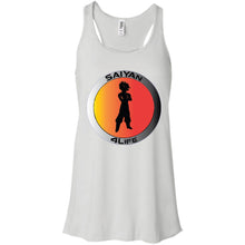 "Saiyan" 4Life - Custom Personalized T-Shirt Ladies' Bella + Canvas Flowy Racerback Tank