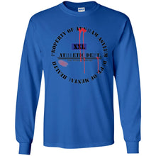 PROPERTY OF ARKHAM3B "Arkham Athletics - Help" - Personal Designer long sleeve Men's Ultra Cotton T-Shirt
