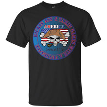 “America” - Kickin Ass Since & Takin Names With a Vengeance Since 1776 - Blue Custom Personalized T-shirts Men's Women's Ultra Cotton T-Shirt