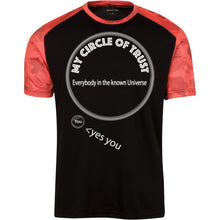 "My Circle of Trust" - Custom Personalized T-shirts Men's Women's CamoHex Colorblock T-Shirt