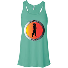 "Saiyan" 4Life - Custom Personalized T-Shirt Ladies' Bella + Canvas Flowy Racerback Tank