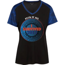 "Fuck it All 2017" -W Custom Personalized T-shirts Men's Women's Ladies' CamoHex Colorblock T-Shirt