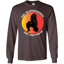 "No Surrender No Retreat - Saiyan" Personal Designer long sleeve Men's Ultra Cotton T-Shirt
